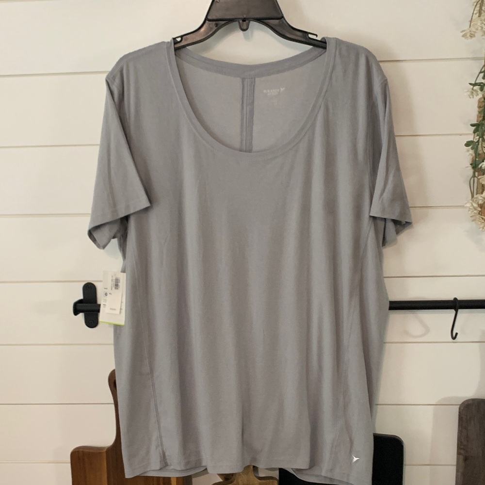 Old Navy Light Gray Active Top